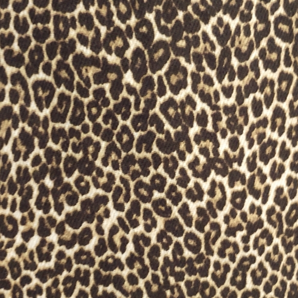 NY&Co Ladies Leopard Print Skinny Jeans 8 Long - Picture 3 of 7